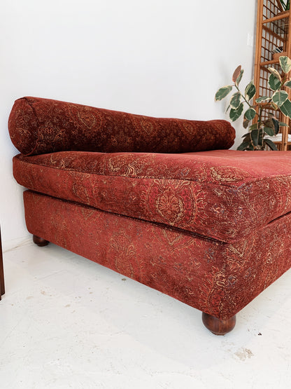 Prince of Babylon Feather Down Velvet Paisley Day Bed