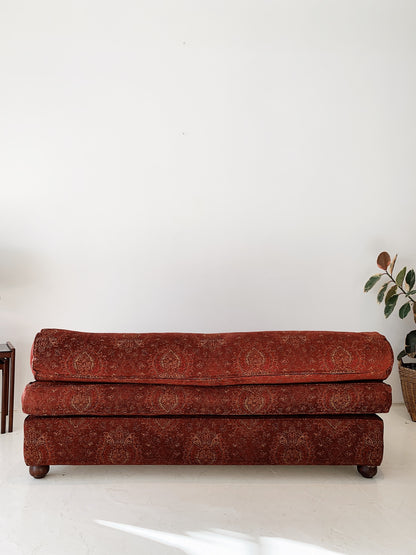 Prince of Babylon Feather Down Velvet Paisley Day Bed