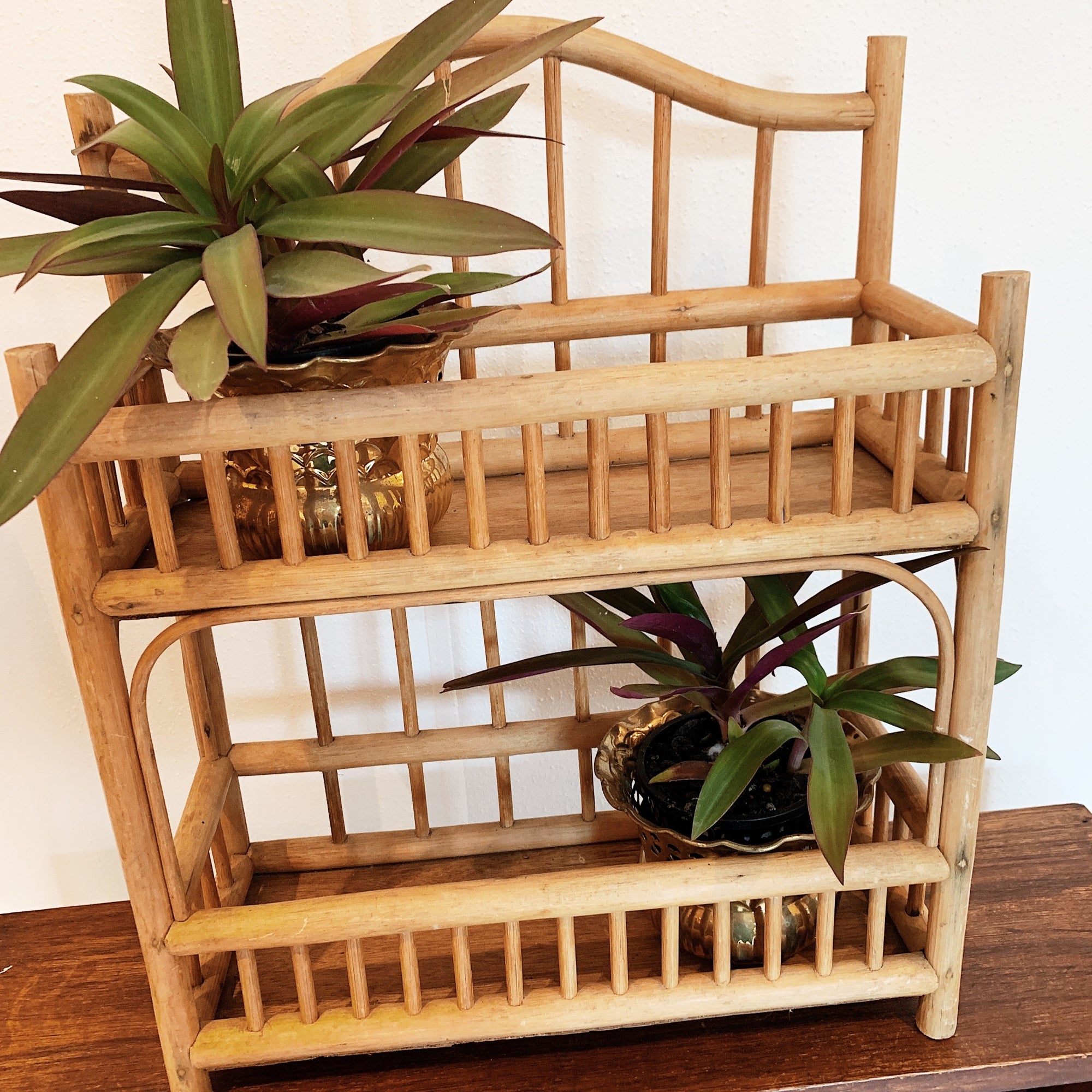 Rattan Spice Rack Plant Tower Tiki La La