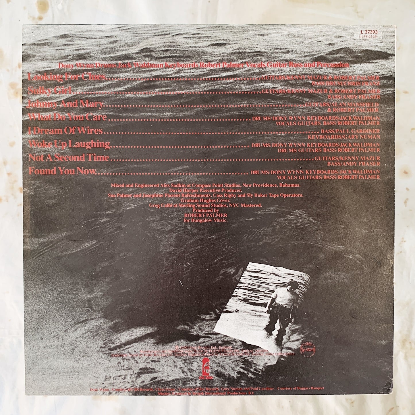 Robert Palmer / Clues LP
