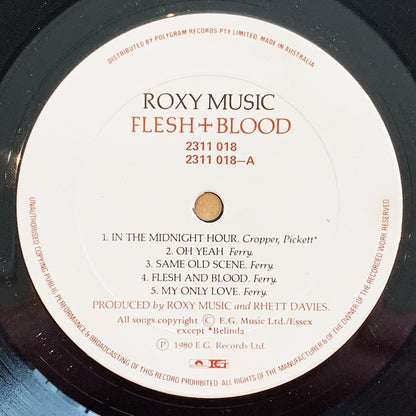 Roxy Music / Flesh + Blood LP