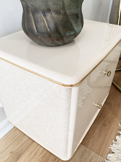 Deco Star Shell Pink Bedside Drawers