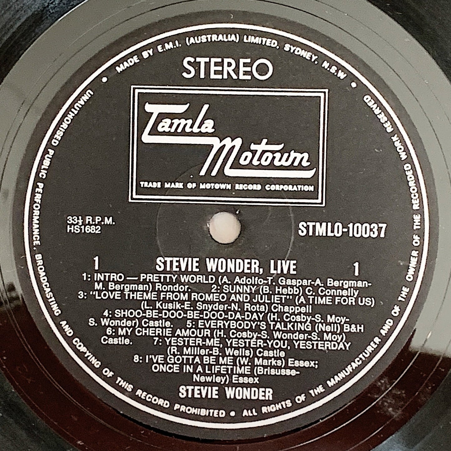 Stevie Wonder / Stevie Wonder Live LP
