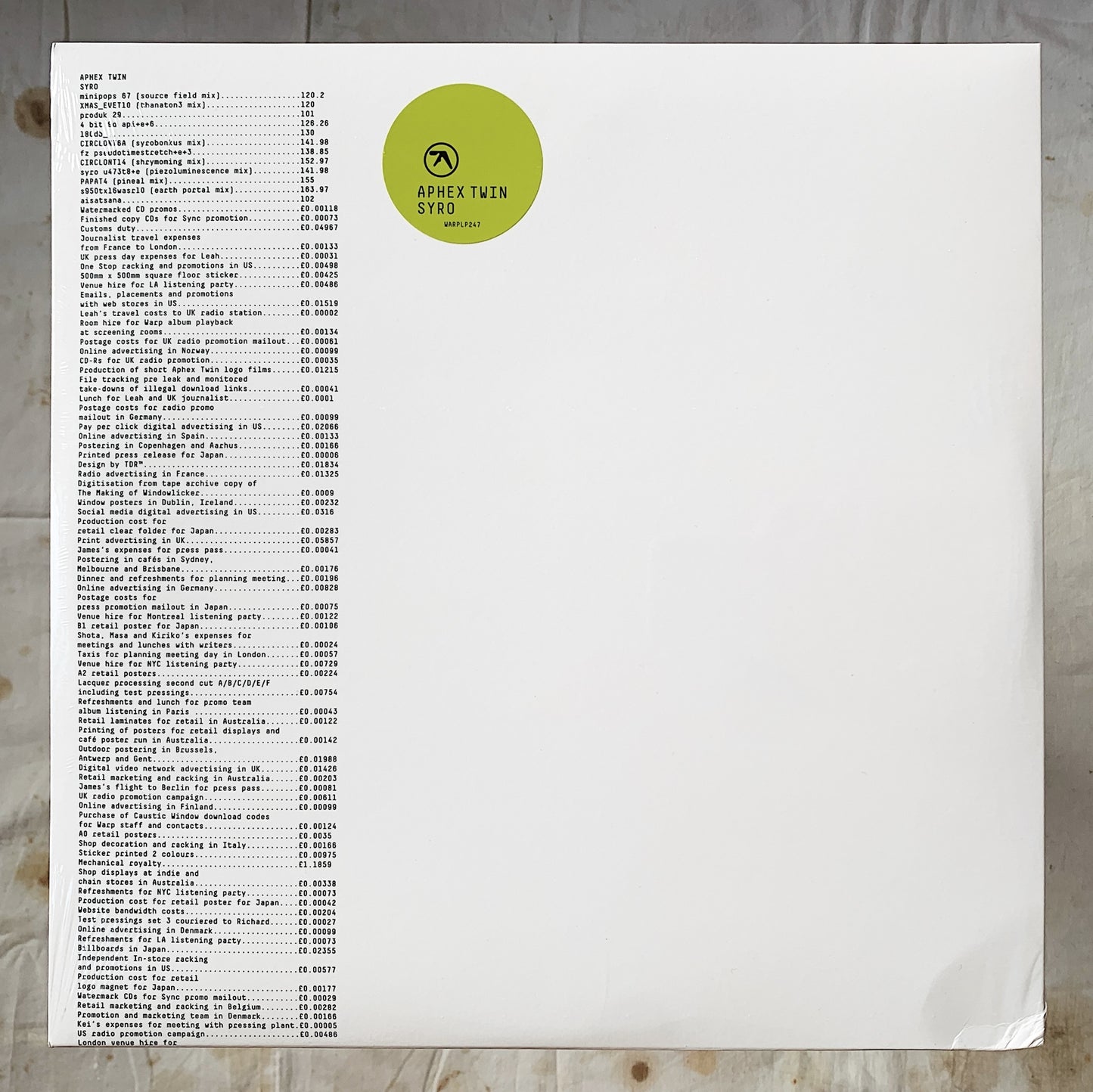 Aphex Twin / Syro LP