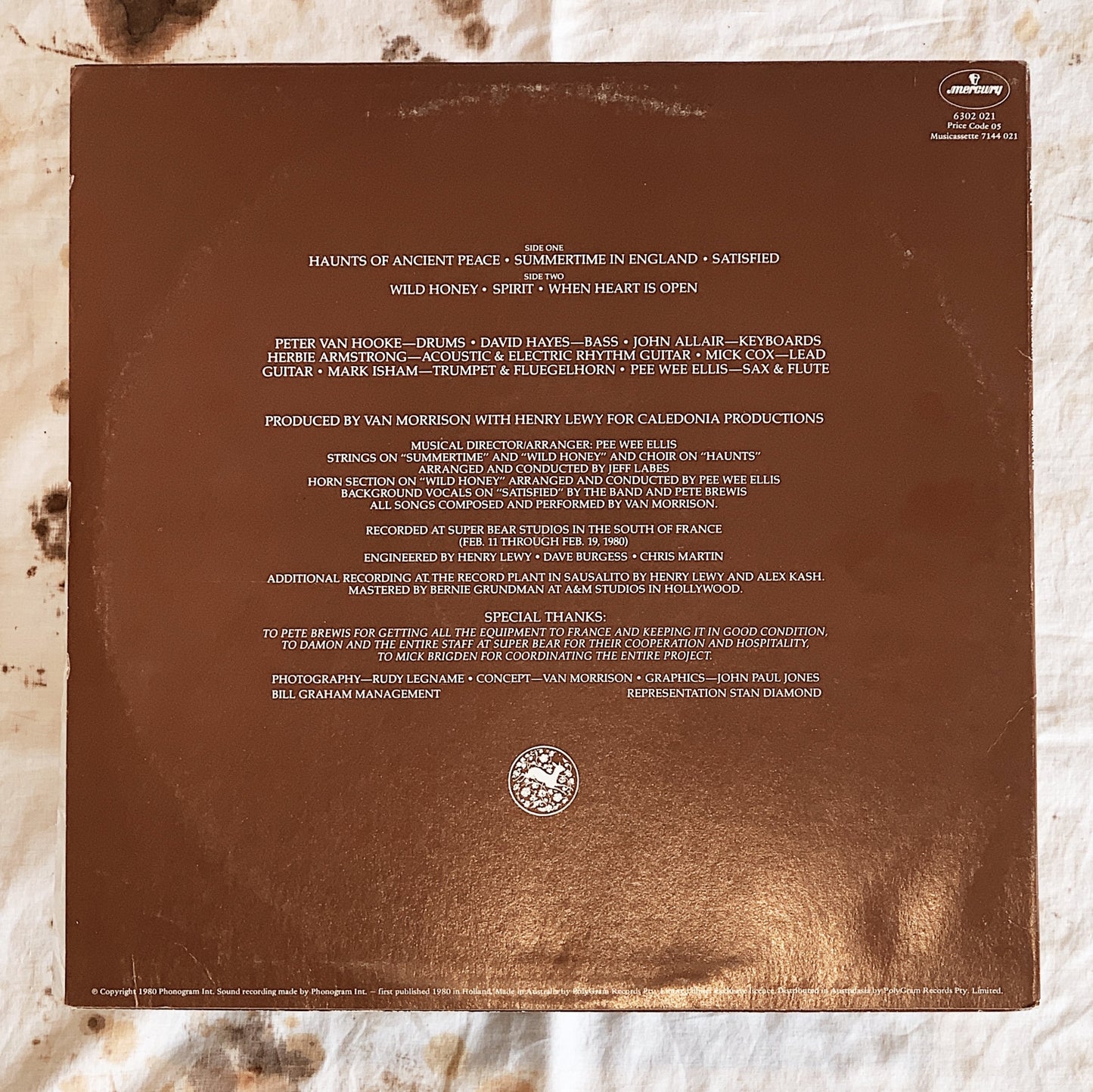 Van Morrison / Common One LP