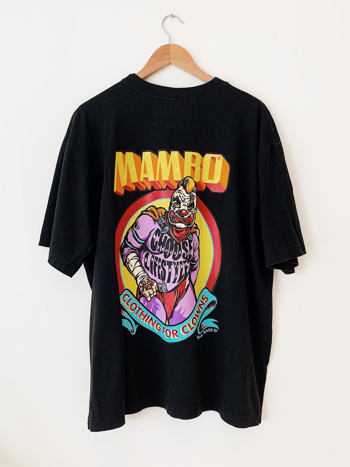 Vintage Steve Bliss Mambo "Clothing For Clowns" '97 T-Shirt