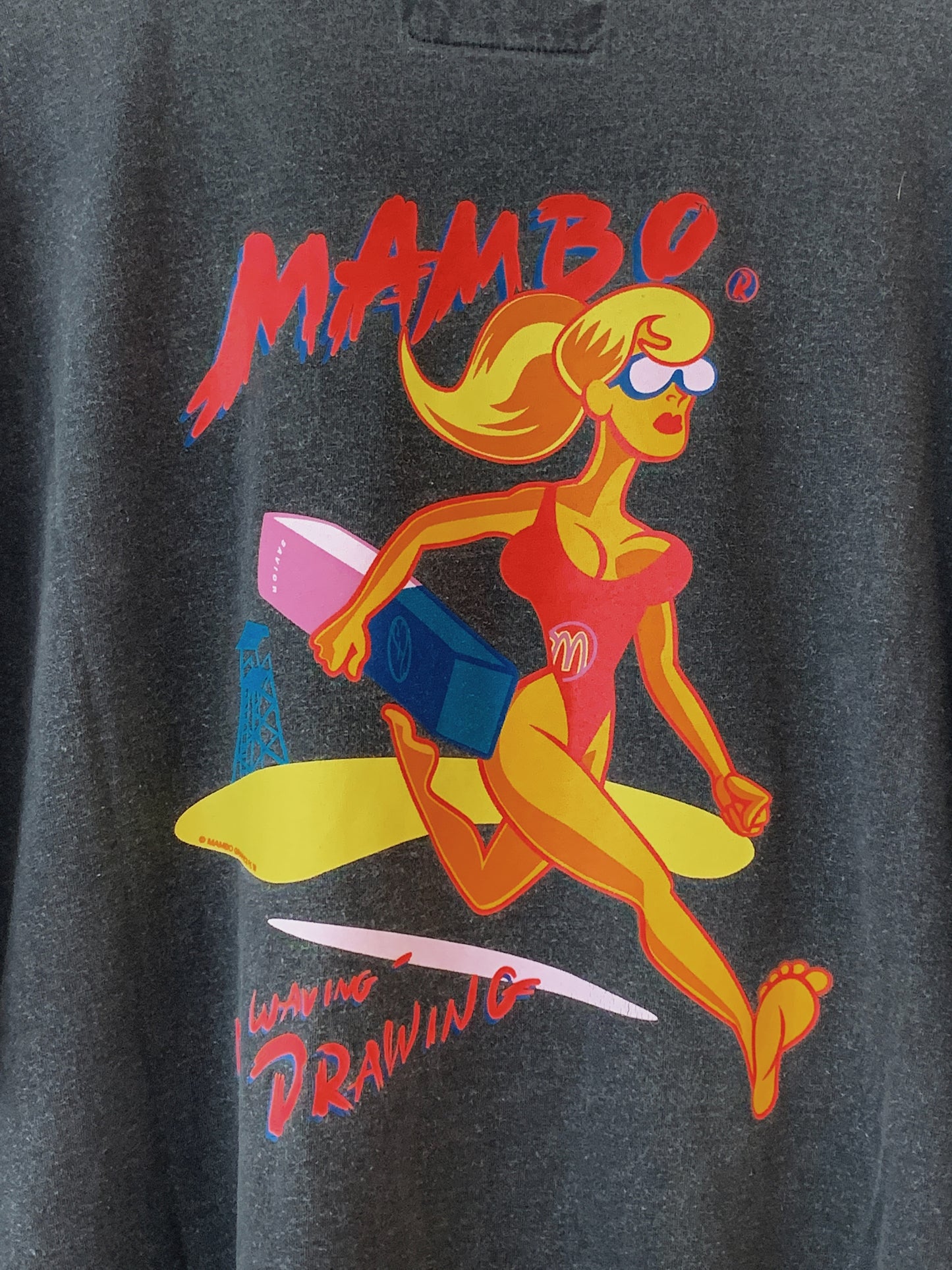 Vintage Mambo "Not Waving, Drawing" '99 T-shirt