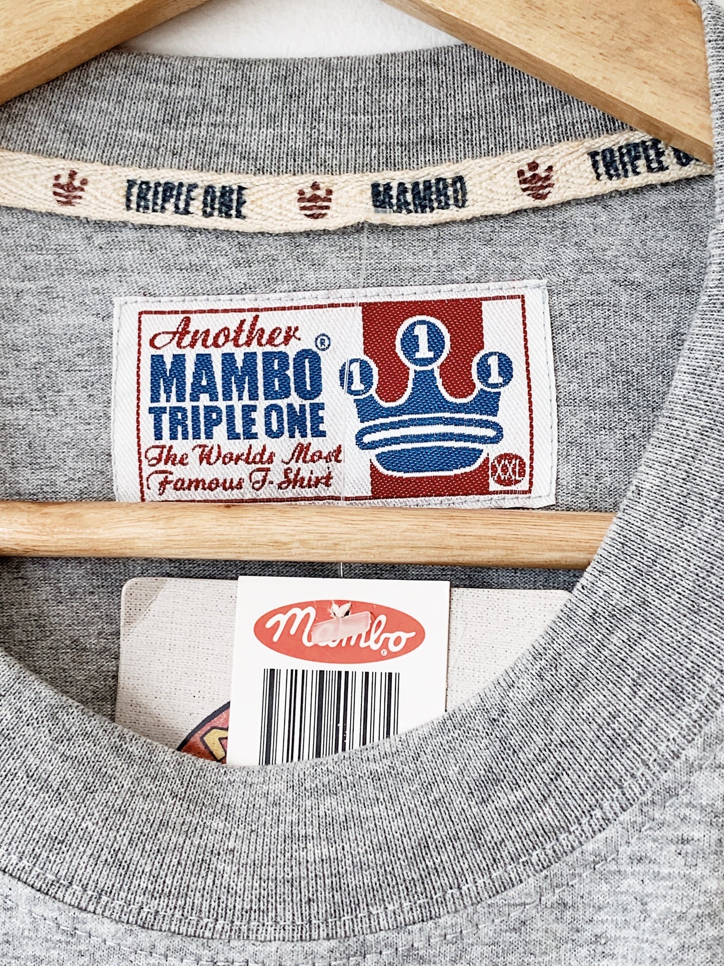 Vintage Richard Allan for Mambo "Farting Dog" '89 T-Shirt / Grey Marle