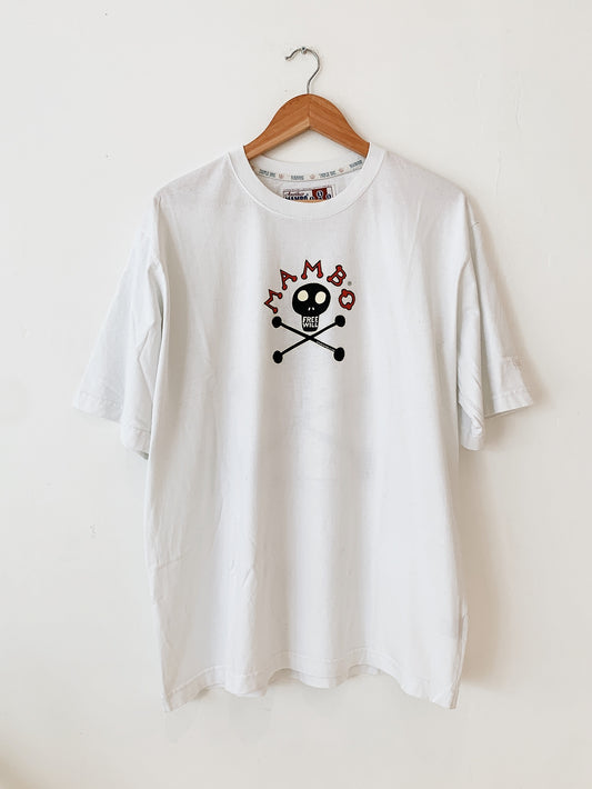 Vintage Reg Mombassa for Mambo "Free Will" '02 T-Shirt / White