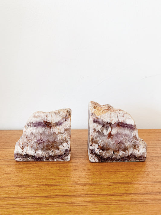 Vintage Amethyst Mini Bookends