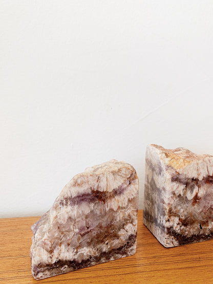 Vintage Amethyst Mini Bookends