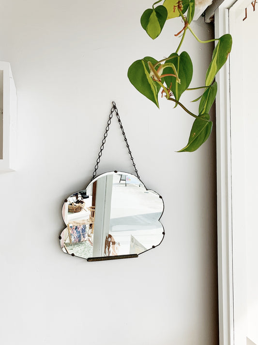 Vintage Bevelled Edge "Cloud" Mirror