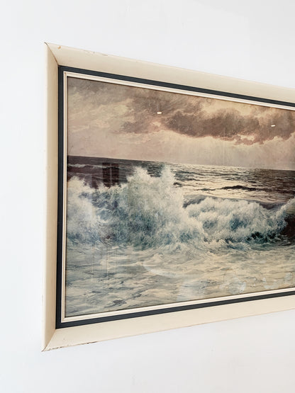 Vintage Ed Mandon Glistering Surf Print