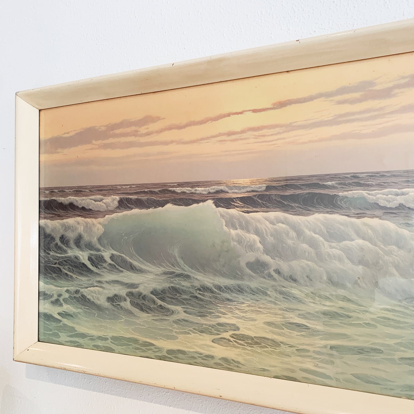 Vintage Edouard Mandon "Tumbling Waves" Print