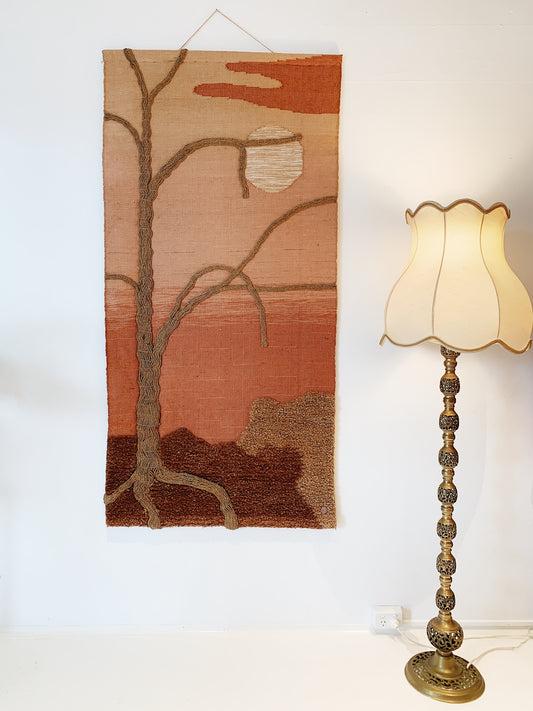 Vintage Forever Sunset Jute Wall Hanging