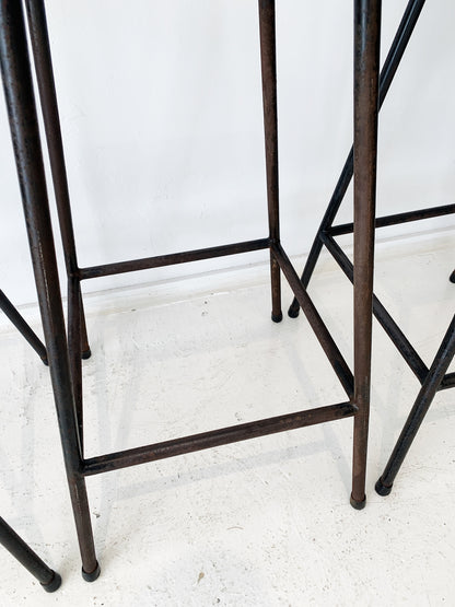 Vintage Industrial Bar Stools