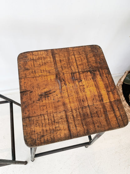 Vintage Industrial Bar Stools