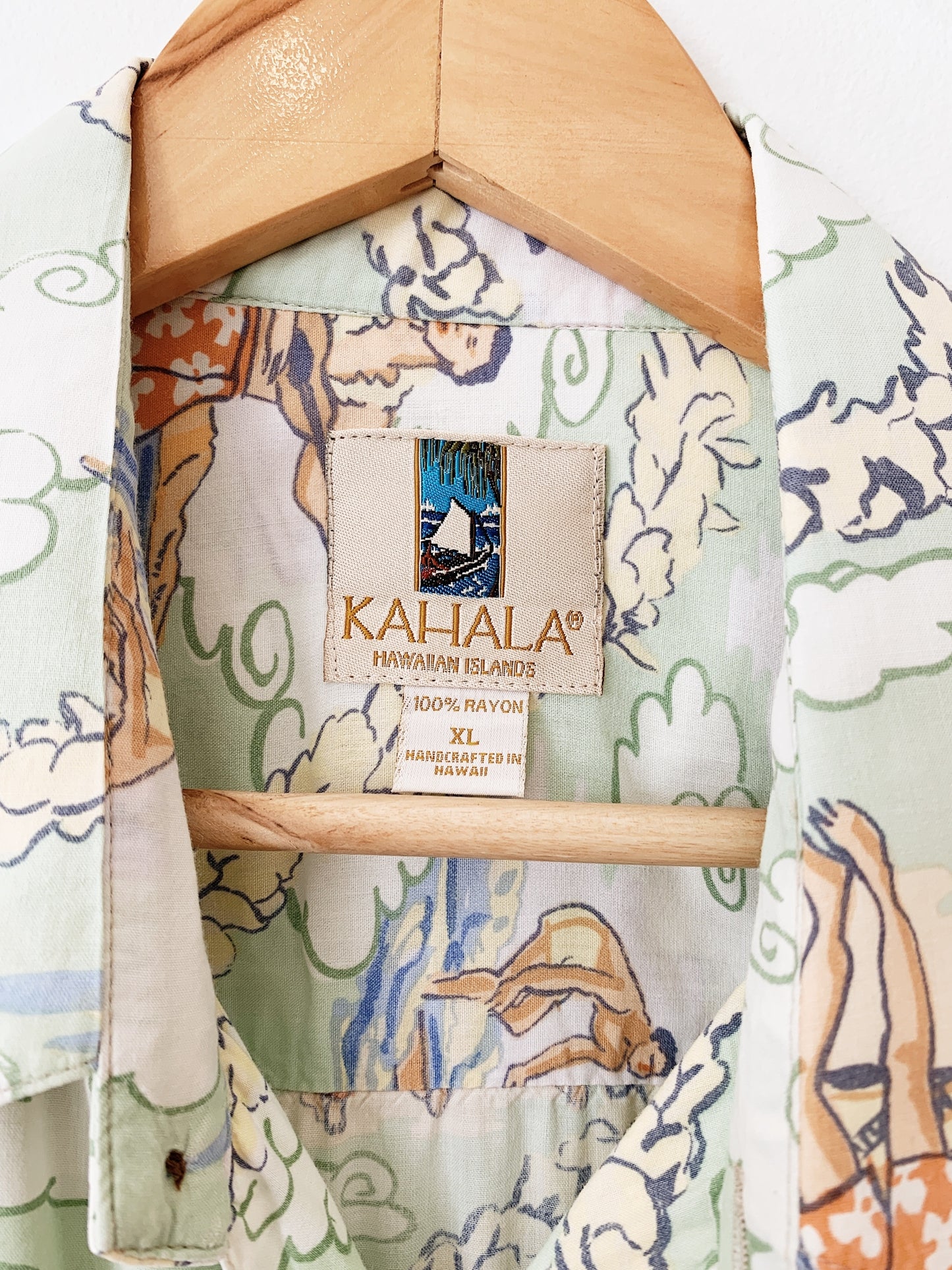 Vintage Kahala Surfers Aloha Shirt