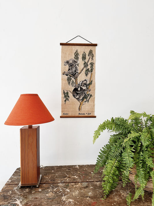 Vintage Koalas By Heil Tea Towel Wall Hanging