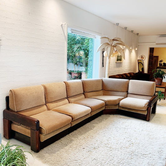 Vintage McCann Furniture Modular Velour Lounge