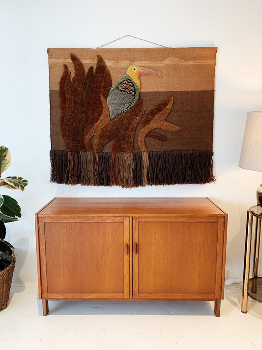 Vintage Meher Toucanet Bird Wall Hanging