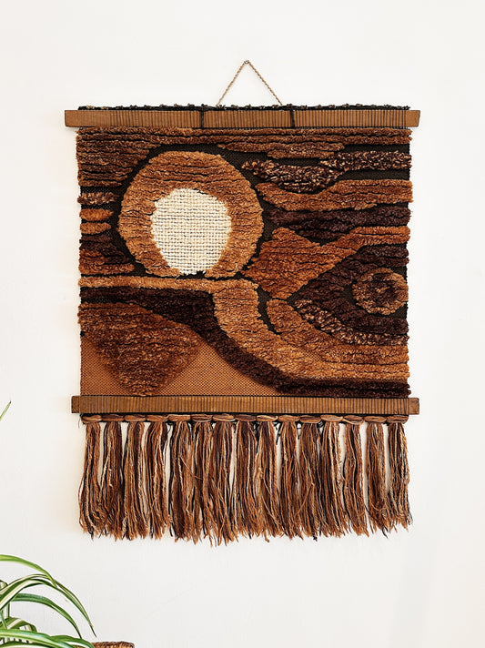 Vintage Mooncraft New Days Jute Wall Hanging