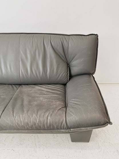 Nicoletti Salotti Postmodern Italian Leather Sofa Set