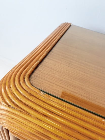 Vintage Pencil Reed Nightstand