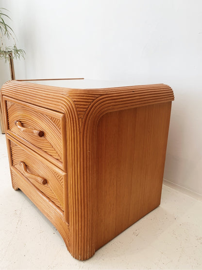 Vintage Pencil Reed Nightstand