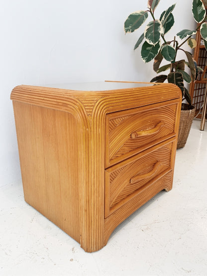 Vintage Pencil Reed Nightstand