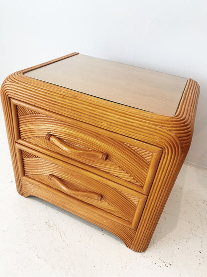 Vintage Pencil Reed Nightstand