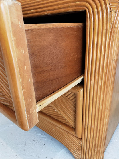 Vintage Pencil Reed Nightstand