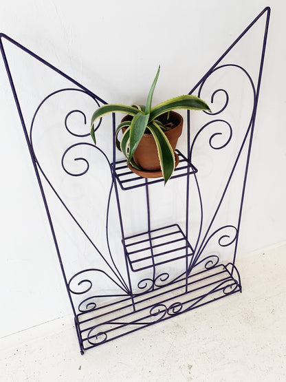 Vintage Purple People Eater Plant Stand
