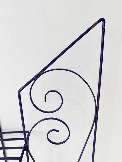 Vintage Purple People Eater Plant Stand