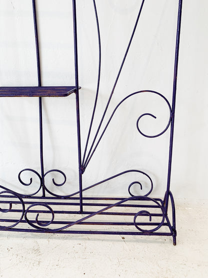 Vintage Purple People Eater Plant Stand