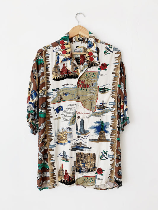 Vintage Reyn Spooner New York State Aloha Shirt