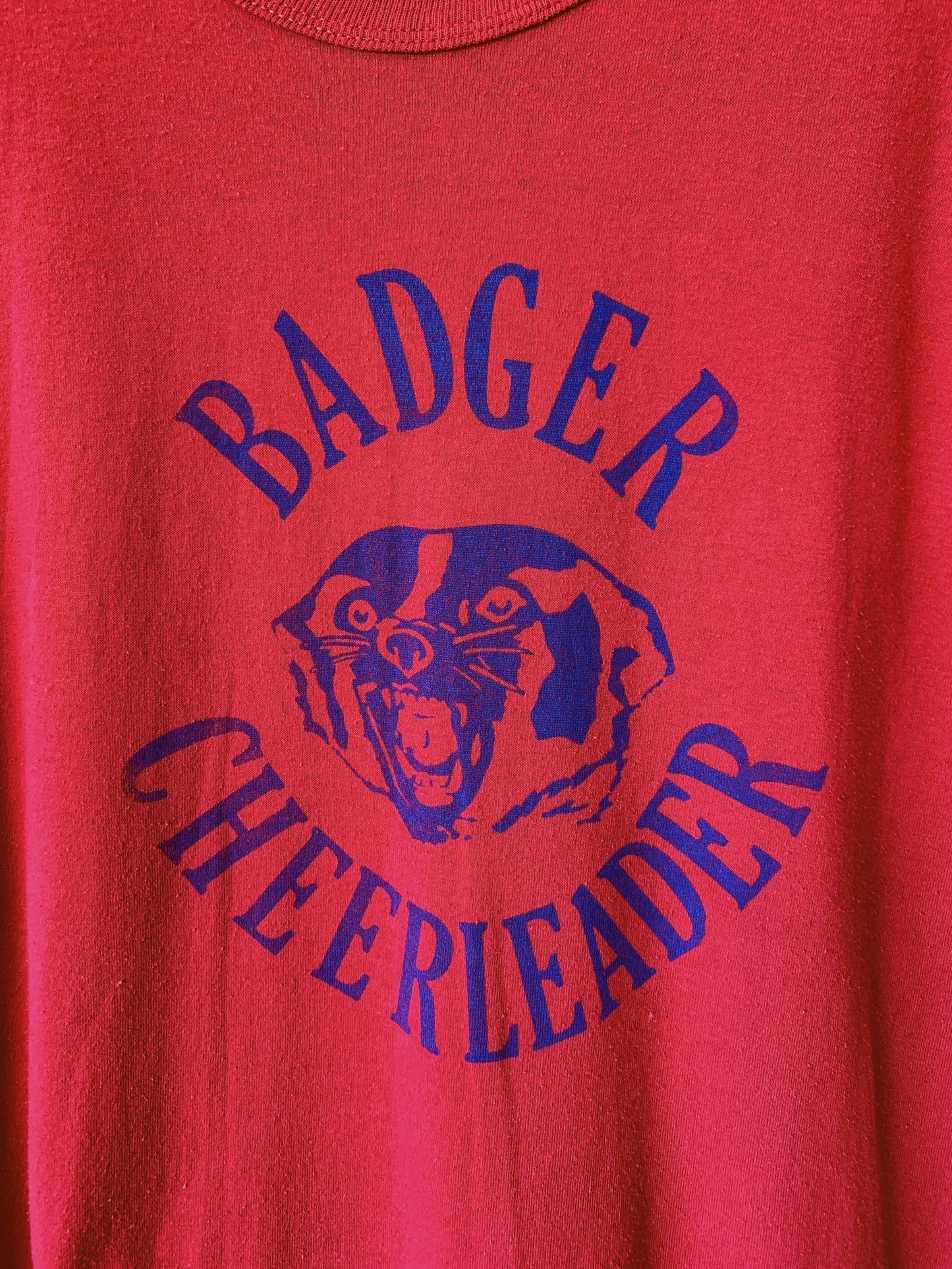 Vintage Badger Cheerleader Tee
