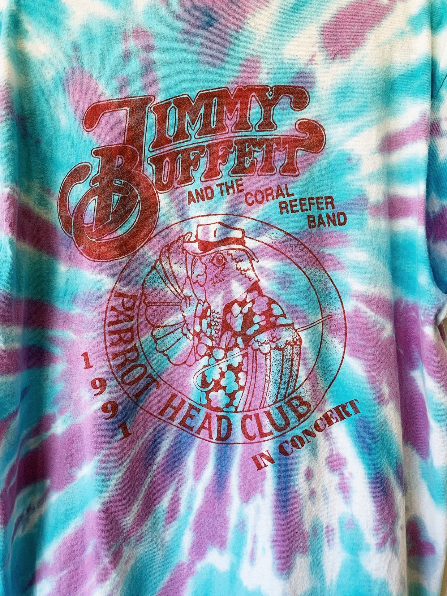 Vintage Jimmy Buffett Parrot Head Club 1991 Tee