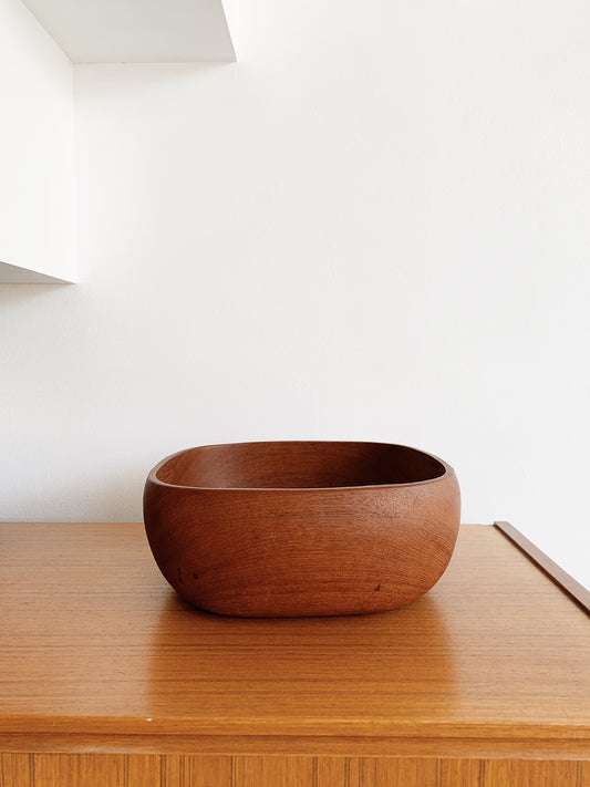 Vintage Teak Salad Bowl