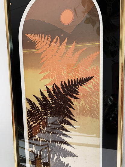 Vintage Virgil Thrasher Ferns Framed Print