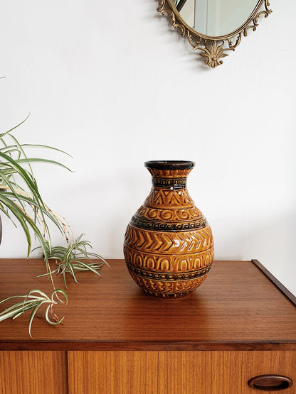 Vintage West German Pottery Vase