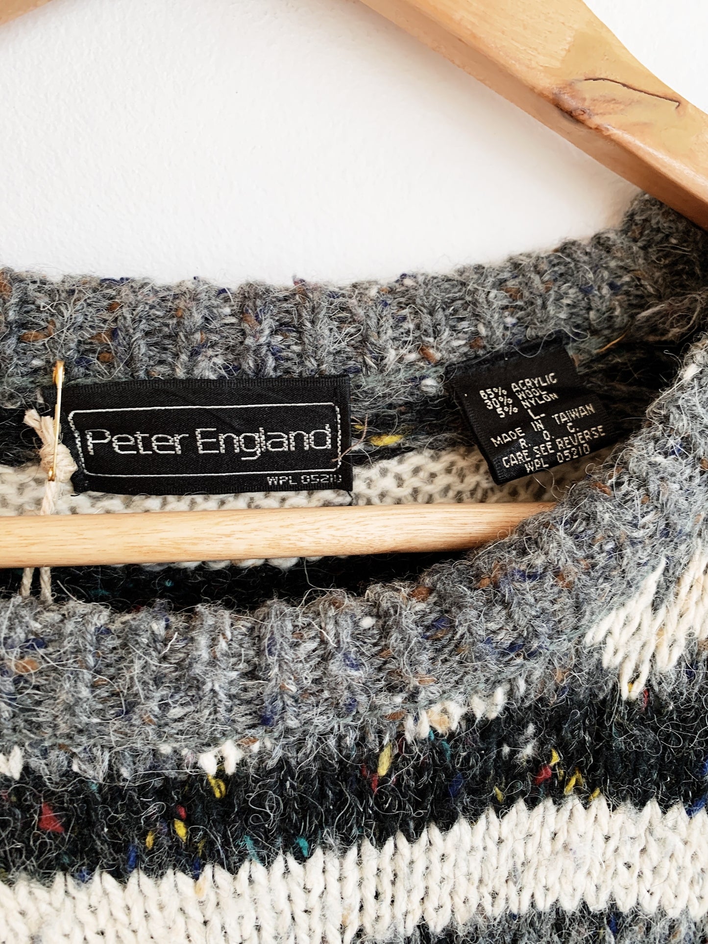 Vintage Wool Blend World Knit